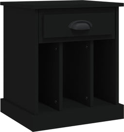 vidaXL - Nachtkastje - 43x36x50 - cm - zwart