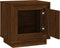 vidaXL - Nachtkastje - 44x35x45 - cm - bewerkt - hout - bruin - eikenkleur