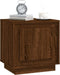 vidaXL - Nachtkastje - 44x35x45 - cm - bewerkt - hout - bruin - eikenkleur