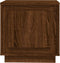 vidaXL - Nachtkastje - 44x35x45 - cm - bewerkt - hout - bruin - eikenkleur