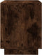vidaXL - Nachtkastje - 44x35x45 - cm - bewerkt - hout - gerookt - eikenkleurig