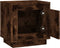vidaXL - Nachtkastje - 44x35x45 - cm - bewerkt - hout - gerookt - eikenkleurig