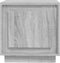vidaXL - Nachtkastje - 44x35x45 - cm - bewerkt - hout - grijs - sonoma - eikenkleurig