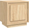 vidaXL - Nachtkastje - 44x35x45 - cm - bewerkt - hout - sonoma - eikenkleurig