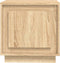 vidaXL - Nachtkastje - 44x35x45 - cm - bewerkt - hout - sonoma - eikenkleurig