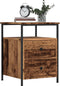 vidaXL - Nachtkastje - 44x45x60 - cm - bewerkt - hout - oud - houtkleurig