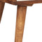 vidaXL - Nachtkastje - 45x30x45 - cm - massief - sheeshamhout