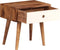 vidaXL - Nachtkastje - 45x30x45 - cm - massief - sheeshamhout