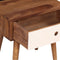 vidaXL - Nachtkastje - 45x30x45 - cm - massief - sheeshamhout