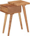 vidaXL - Nachtkastje - 45x32x55 - cm - massief - acaciahout