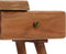 vidaXL - Nachtkastje - 45x32x55 - cm - massief - acaciahout