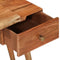 vidaXL - Nachtkastje - 45x32x55 - cm - massief - acaciahout