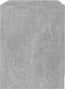 vidaXL - Nachtkastje - 45x34,5x44,5 - cm - bewerkt - hout - betongrijs