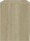 vidaXL - Nachtkastje - 45x34,5x44,5 - cm - bewerkt - hout - sonoma - eikenkleurig
