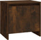vidaXL - Nachtkastje - 45x34x44,5 - cm - bewerkt - hout - gerookt - eikenkleurig