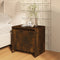 vidaXL - Nachtkastje - 45x34x44,5 - cm - bewerkt - hout - gerookt - eikenkleurig