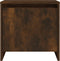 vidaXL - Nachtkastje - 45x34x44,5 - cm - bewerkt - hout - gerookt - eikenkleurig