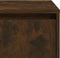 vidaXL - Nachtkastje - 45x34x44,5 - cm - bewerkt - hout - gerookt - eikenkleurig