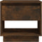 vidaXL - Nachtkastje - 45x34x44 - cm - bewerkt - hout - gerookt - eikenkleurig