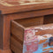 vidaXL - Nachtkastje - 45x35x40 - cm - gerecycled - teakhout