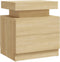 vidaXL - Nachtkastje - 45x35x52 - cm - bewerkt - hout - sonoma - eikenkleurig