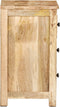 vidaXL - Nachtkastje - 45x35x60 - cm - massief - mangohout