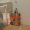 vidaXL - Nachtkastje - 45x35x67 - cm - bewerkt - hout - gerookt - eikenkleurig