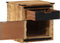 vidaXL - Nachtkastje - 45x40x45 - cm - massief - mangohout