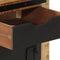 vidaXL - Nachtkastje - 45x40x45 - cm - massief - mangohout