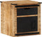 vidaXL - Nachtkastje - 45x40x45 - cm - massief - mangohout