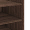 vidaXL - Nachtkastje - 45x50x50 - cm - bewerkt - hout - bruin - eikenkleurig