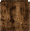 vidaXL - Nachtkastje - 45x50x50 - cm - bewerkt - hout - gerookt - eikenkleurig