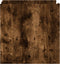 vidaXL - Nachtkastje - 45x50x50 - cm - bewerkt - hout - gerookt - eikenkleurig