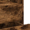 vidaXL - Nachtkastje - 45x50x50 - cm - bewerkt - hout - gerookt - eikenkleurig