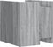 vidaXL - Nachtkastje - 45x50x50 - cm - bewerkt - hout - grijs - sonoma - eikenkleurig
