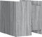 vidaXL - Nachtkastje - 45x50x50 - cm - bewerkt - hout - grijs - sonoma - eikenkleurig