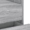 vidaXL - Nachtkastje - 45x50x50 - cm - bewerkt - hout - grijs - sonoma - eikenkleurig