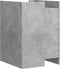vidaXL - Nachtkastje - 45x50x65 - cm - bewerkt - hout - betongrijs