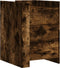 vidaXL - Nachtkastje - 45x50x65 - cm - bewerkt - hout - gerookt - eikenkleurig