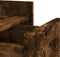 vidaXL - Nachtkastje - 45x50x65 - cm - bewerkt - hout - gerookt - eikenkleurig
