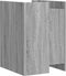 vidaXL - Nachtkastje - 45x50x65 - cm - bewerkt - hout - grijs - sonoma - eikenkleurig