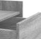 vidaXL - Nachtkastje - 45x50x65 - cm - bewerkt - hout - grijs - sonoma - eikenkleurig