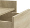 vidaXL - Nachtkastje - 45x50x65 - cm - bewerkt - hout - sonoma - eikenkleurig