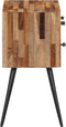 vidaXL - Nachtkastje - 47x31,5x60 - cm - massief - teakhout