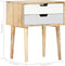 vidaXL - Nachtkastje - 47x35x59 - cm - massief - mangohout