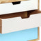 vidaXL - Nachtkastje - 47x35x63 - cm - massief - mangohout