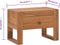 vidaXL - Nachtkastje - 50x30x35 - cm - massief - teakhout