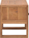vidaXL - Nachtkastje - 50x30x35 - cm - massief - teakhout