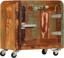 vidaXL - Nachtkastje - 50x30x50 - cm - massief - gerecycled - hout