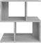 vidaXL - Nachtkastje - 50x30x51,5 - cm - bewerkt - hout - grijs - sonoma - eikenkleur